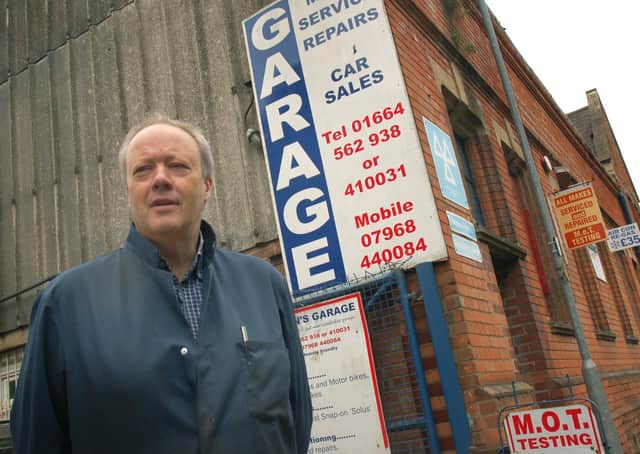 Ian Williamson at Wilson's Garage in Melton, shortly before it closed in July 2017 EMN-210715-131313001