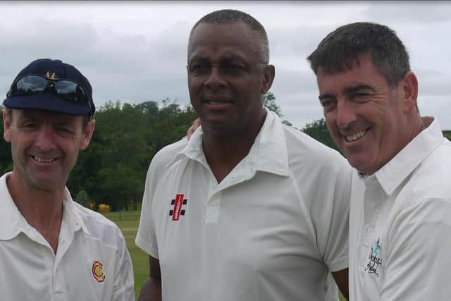Courtney Walsh was in attendance at the 2019 match.