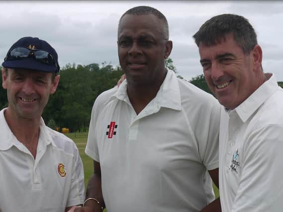 Courtney Walsh was in attendance at the 2019 match.