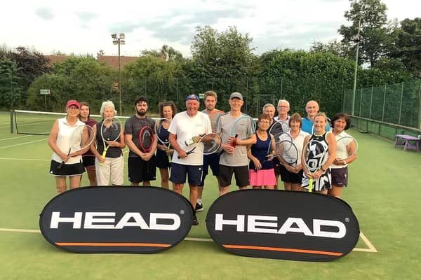 Competitors who took part in a mini tournament held at Melton’s Hamilton Tennis club.