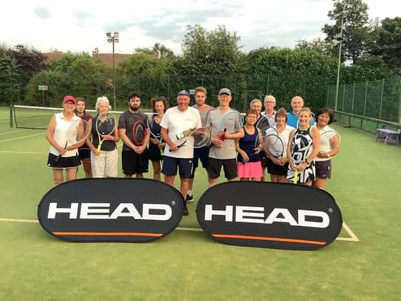 Competitors who took part in a mini tournament held at Melton’s Hamilton Tennis club.