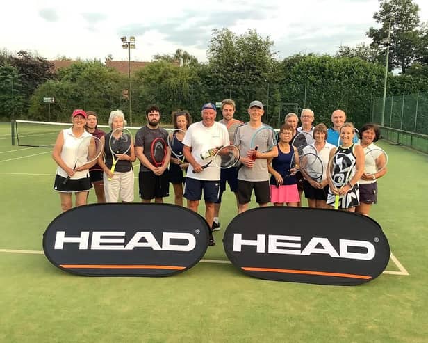 Competitors who took part in a mini tournament held at Melton’s Hamilton Tennis club.