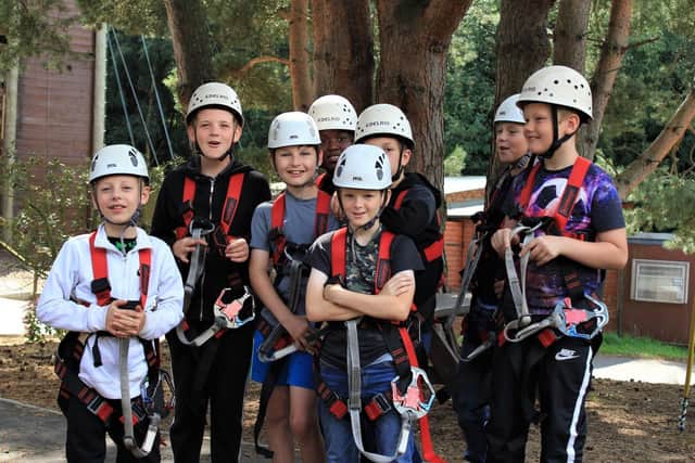 Youngsters enjoying a holiday courtesy of the Leicester Children's Holidays charity EMN-210729-154609001