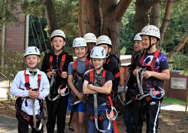 Youngsters enjoying a holiday courtesy of the Leicester Children's Holidays charity EMN-210729-154609001