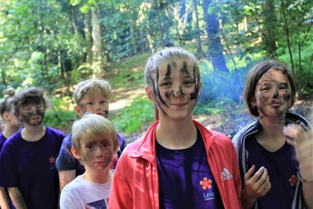 Youngsters enjoying a holiday courtesy of the Leicester Children's Holidays charity EMN-210729-154620001