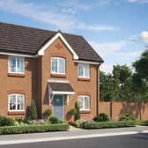 A computer-generated image of one of the Bellway homes being built off Leicester Road in Melton EMN-210730-150315001