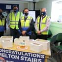 Employees at Jeld-Wen celebrate a record-breaking safety milestone EMN-210730-152152001