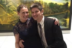 Claire Lomas with husband Dan EMN-211008-172133001