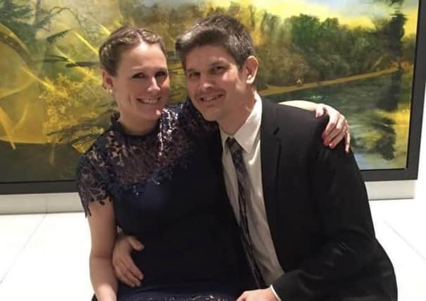 Claire Lomas with husband Dan EMN-211008-172133001