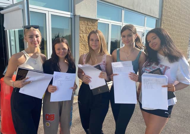 GCSE results day at John Ferneley College in Melton EMN-211208-132344001