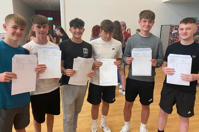 GCSE results day at John Ferneley College in Melton EMN-211208-132323001