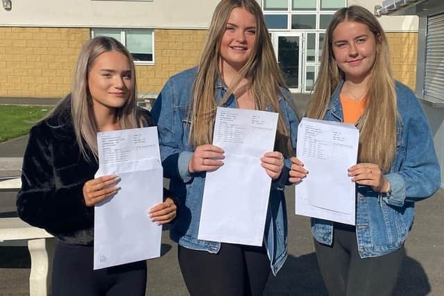 GCSE results day at John Ferneley College in Melton EMN-211208-132354001