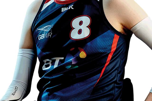 Nick Cummins, who has been doing rehab training at the Get Busy Living Centre at Burrough on the Hill and who is preparing to play for the Team GB wheelchair rugby team at the Toyko Paralympics EMN-210822-172138001