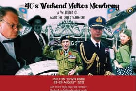 The poster for this weekend's 1940s-themed event in Melton EMN-210823-153625001