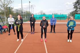 Members of the Melton Ladies' team.