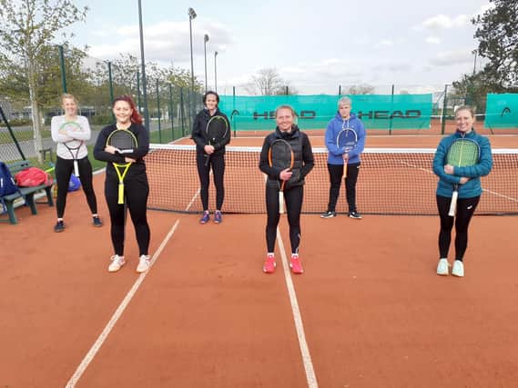 Members of the Melton Ladies' team.