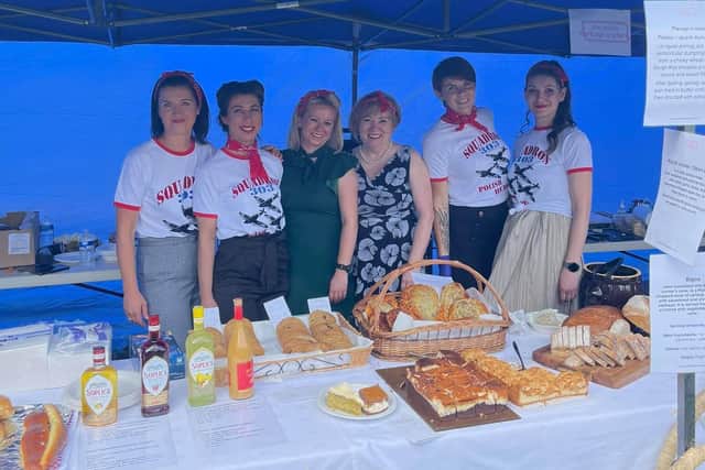 Some of the wartime Polish food available for tasting at Polish Heritage Academy of Melton Mowbray stand at the 40s Melton weekend EMN-210830-165251001