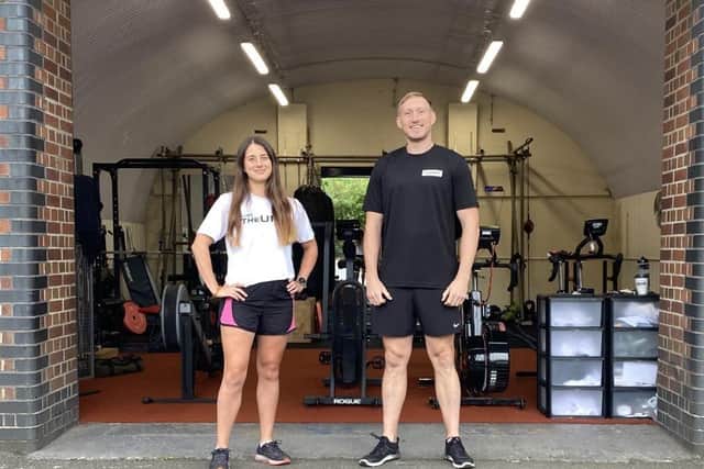 Emma Gardner and Kieron Clayton who are hosting a bootcamp fitness fundraiser at The Unit in Melton EMN-210831-153323001