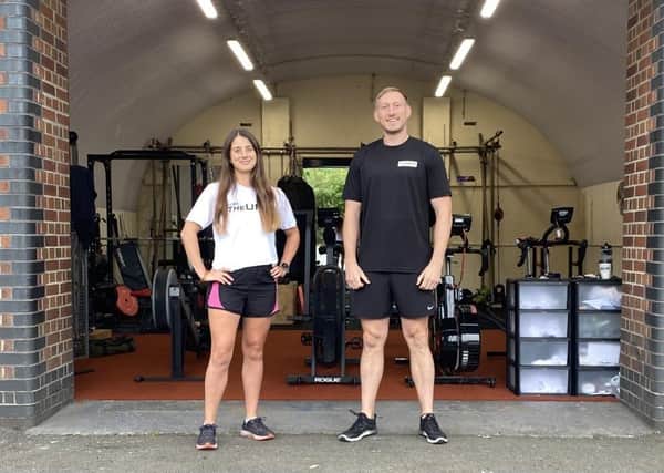 Emma Gardner and Kieron Clayton who are hosting a bootcamp fitness fundraiser at The Unit in Melton EMN-210831-153323001