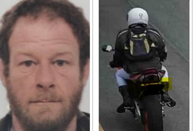 Missing Thrussington man Mark Bird and pictured riding his motorbike EMN-210209-121101001