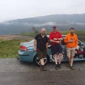 Members of Melton Mowbray Round Table who took part in the charity rally in the north of England and Scotland EMN-210914-095139001