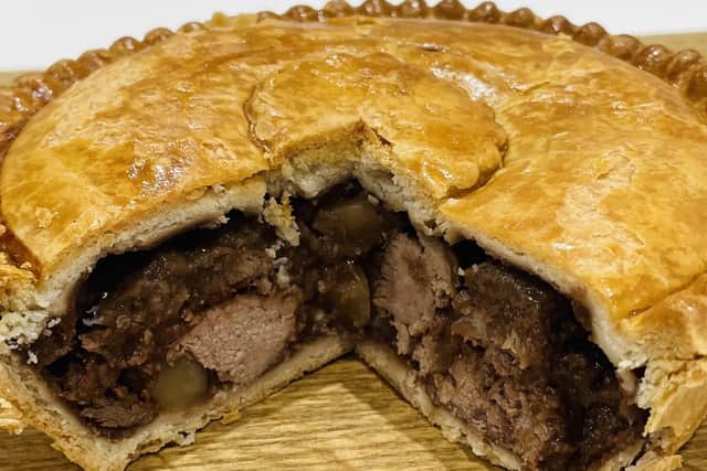 The Bowring Butchers Meat and Potato pie which won Supreme Champion award at the 2021 British Pie Awards at Melton EMN-210917-170516001
