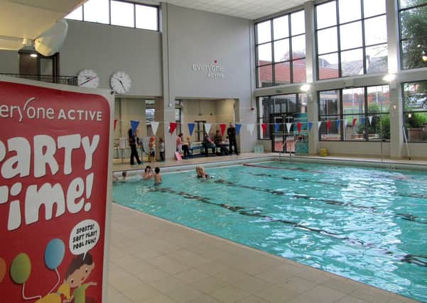 The swimming pool at Waterfield Leisure Centre EMN-210924-101227001