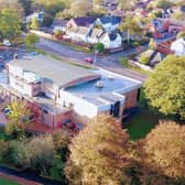 An aerial view of Waterfield Leisure Centre in Melton
PHOTO Mark @ Aerialview360 EMN-210924-101216001