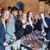 Ratcliffe College Sixth Form students sell treats for their Macmillan fundraiser EMN-210927-151928001