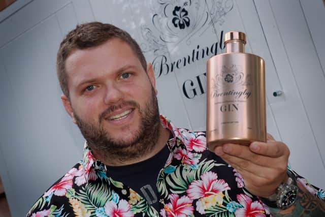 Bruce Midgley, owner of the Brentingby Gin distillery, who is running the London Marathon EMN-210929-120018001