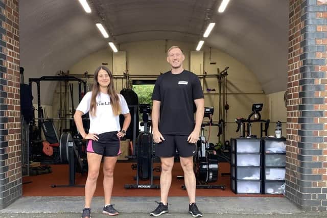 Emma Gardner and Kieron Clayton who are running the London Marathon on Sunday EMN-210929-115939001