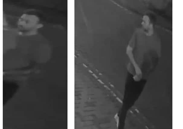 Police have released these CCTV images of a man they want to speak to  in connection with an assualt on a teenager in St Mary's Way on September 17
IMAGES: LEICS POLICE EMN-210510-112442001