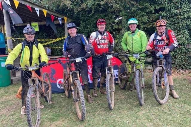 Some of the cyclists who took part in this year's Viking Challenge at the weekend EMN-210610-153921001