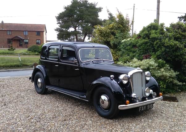 The Rover 75 first owned in 1949 by the then owner of the Tuxford and Tebbutt dairy in Melton and which has recently been sold on to its latest owner EMN-210710-171538001