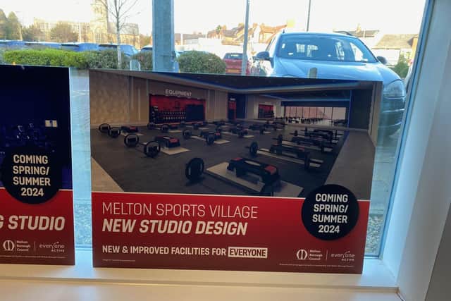 The planned new fitness studio at Melton Sports Village