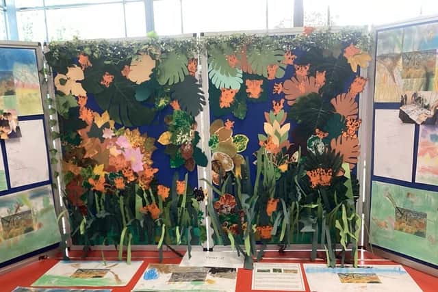Sherard Primary School art week displays