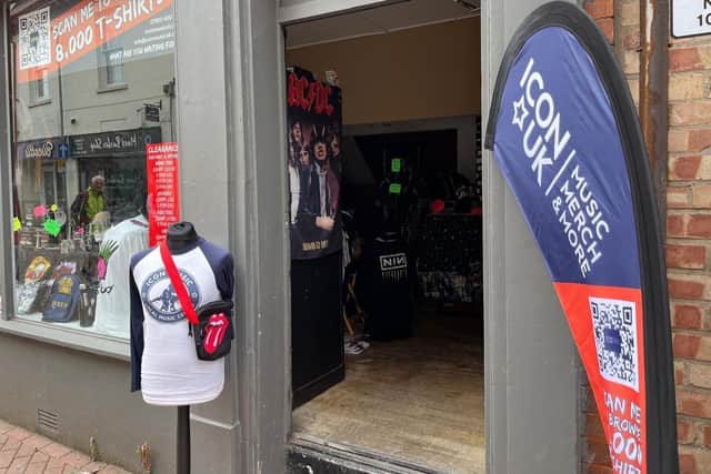 The Icon UK pop-up shop in King Street, Melton Mowbray