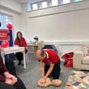 As well as making the donation, Morro invited the BHF to provide CPR and defibrillator training recently