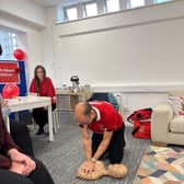 As well as making the donation, Morro invited the BHF to provide CPR and defibrillator training recently