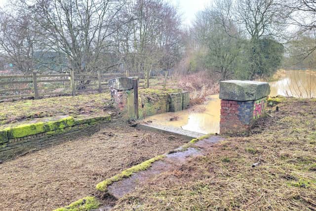 Eye Kettleby Lock pictured after the clean-up
