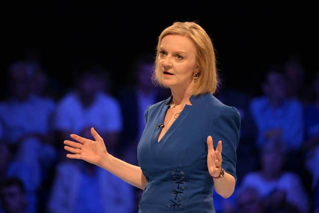 Former prime minister Liz Truss. Picture: Finnbarr Webster/Getty Images