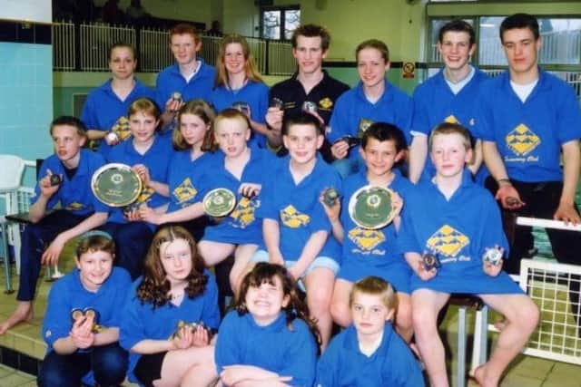 Melton Mowbray Swimming Club's swimmers at the 2001 county championships