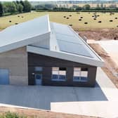 Brooksby College's new Agri-Tech Centre is under construction