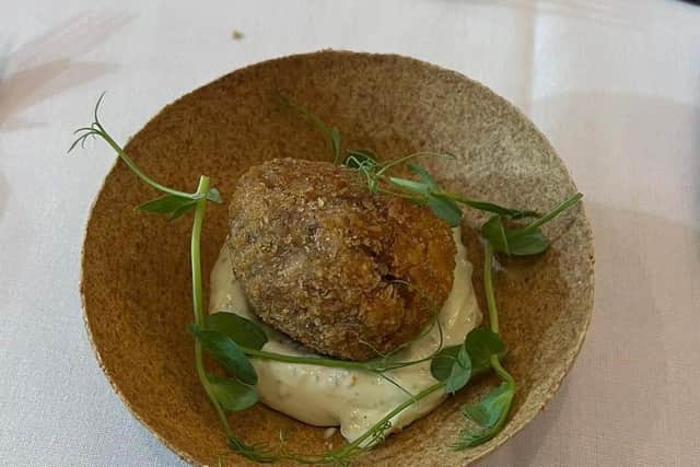 One of the student-made meals at the Stroodles Sustainability Takeover at Loughborough College