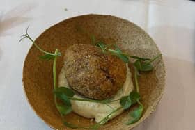 One of the student-made meals at the Stroodles Sustainability Takeover at Loughborough College