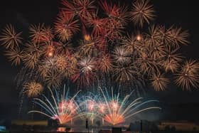 A previous fireworks night event at Belvoir Castle