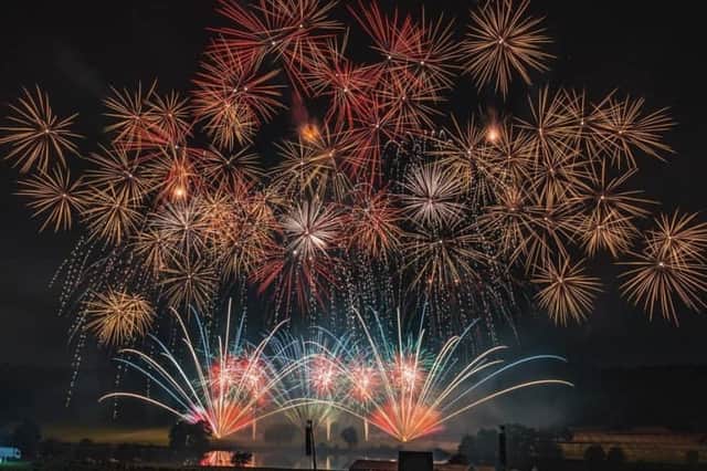 A previous fireworks night event at Belvoir Castle
