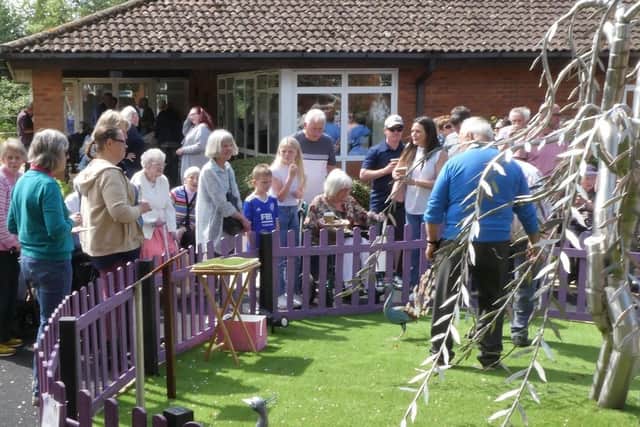 The first social event at Gretton Court, in Melton, since the Covid lockdowns