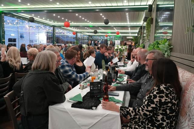 The packed Garden Lounge at the Harboro Hotel during the Melton BID Business Awards