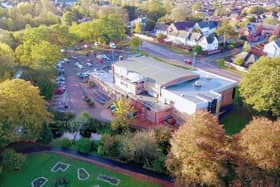 An aerial photo of Melton's Waterfield Leisure Centre
PHOTO Mark @ Aerialview360